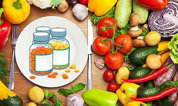 Vitamins in products to increase potential