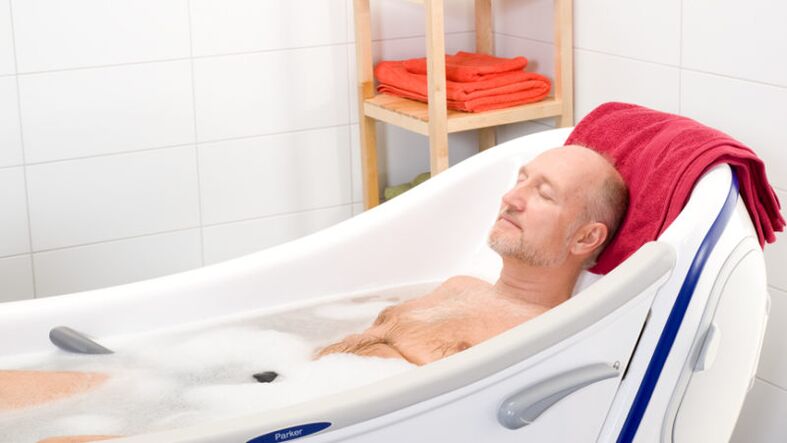 After 50, take a bath to increase potency